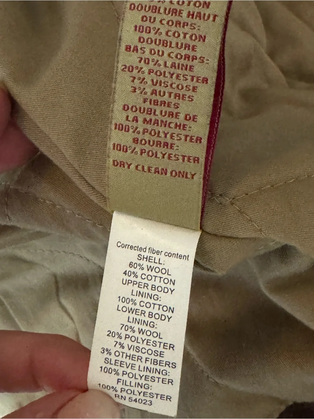 BANANA REPUBLIC MENS Wool COAT/JACKET M